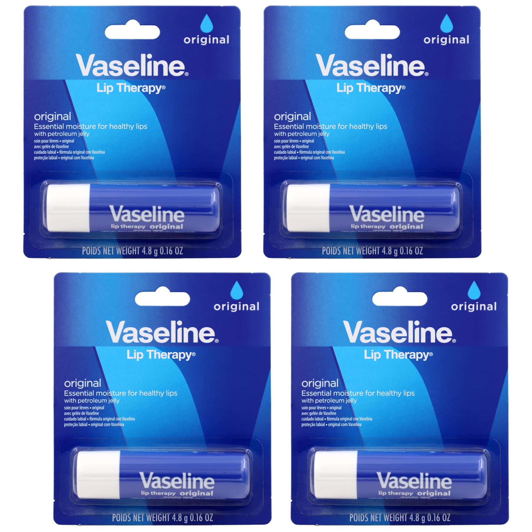 Vaseline Balsamo Labios Original Barra – hidratación duradera para labios secos y agrietados.