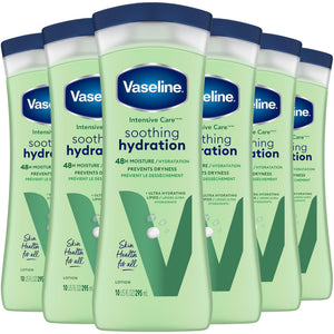 Vaseline Hidratación Calmante loción para manos, 10 oz, alivio suave.
