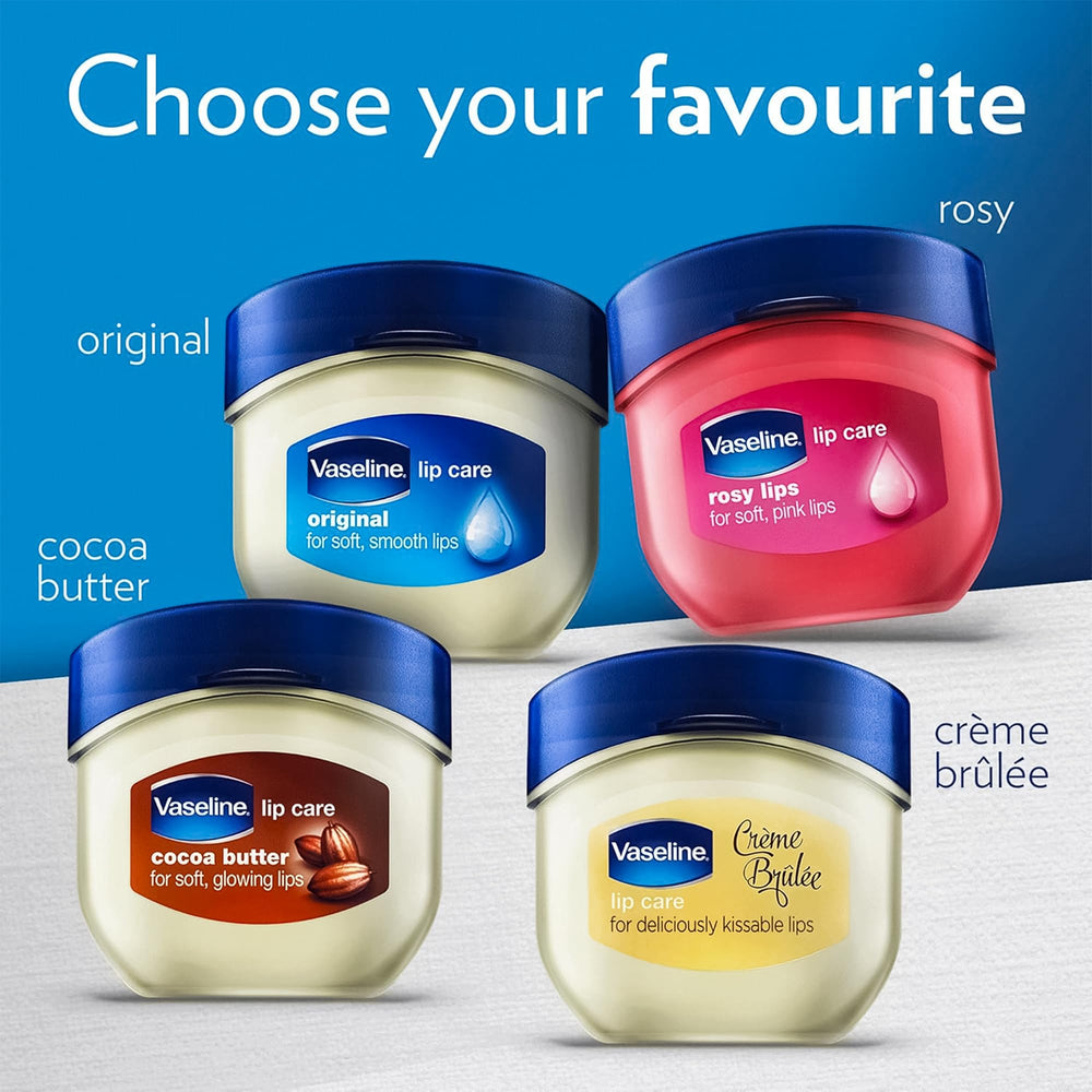 Vaseline Lip Therapy Rosy Lips alivia labios agrietados con efecto inmediato.