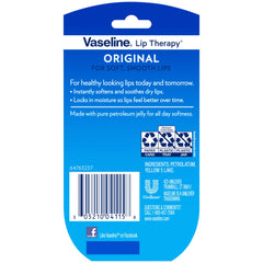 Mini frascos 0.25 oz de Vaseline Lip Therapy Original para llevar.