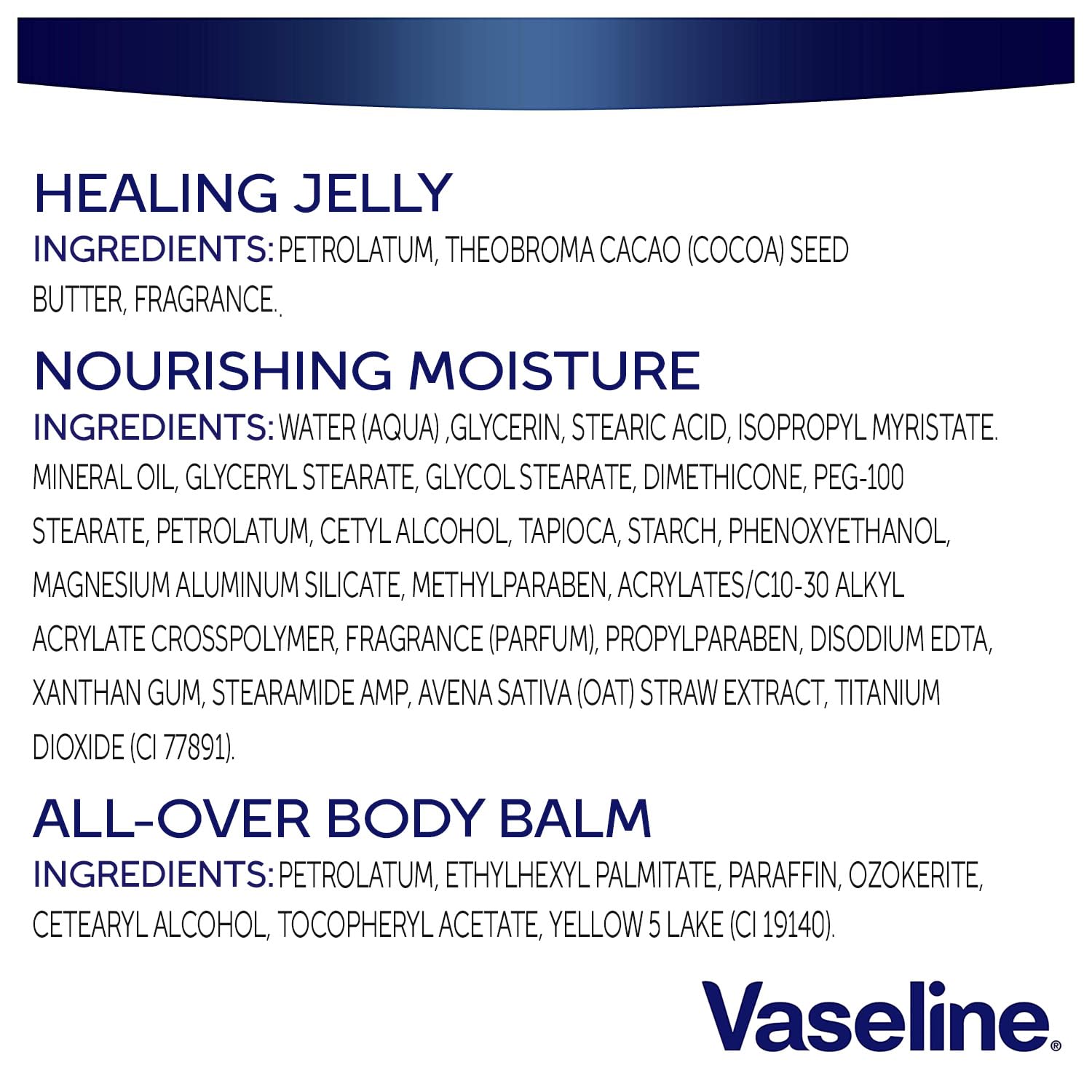Paquete Vaseline para viaje y hogar