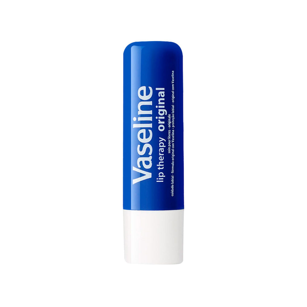 Vaseline Lip Therapy Original con textura suave, se desliza sin grasa