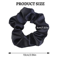 Coleteros satinados VASHOP negro, accesorio de muñeca con estilo.