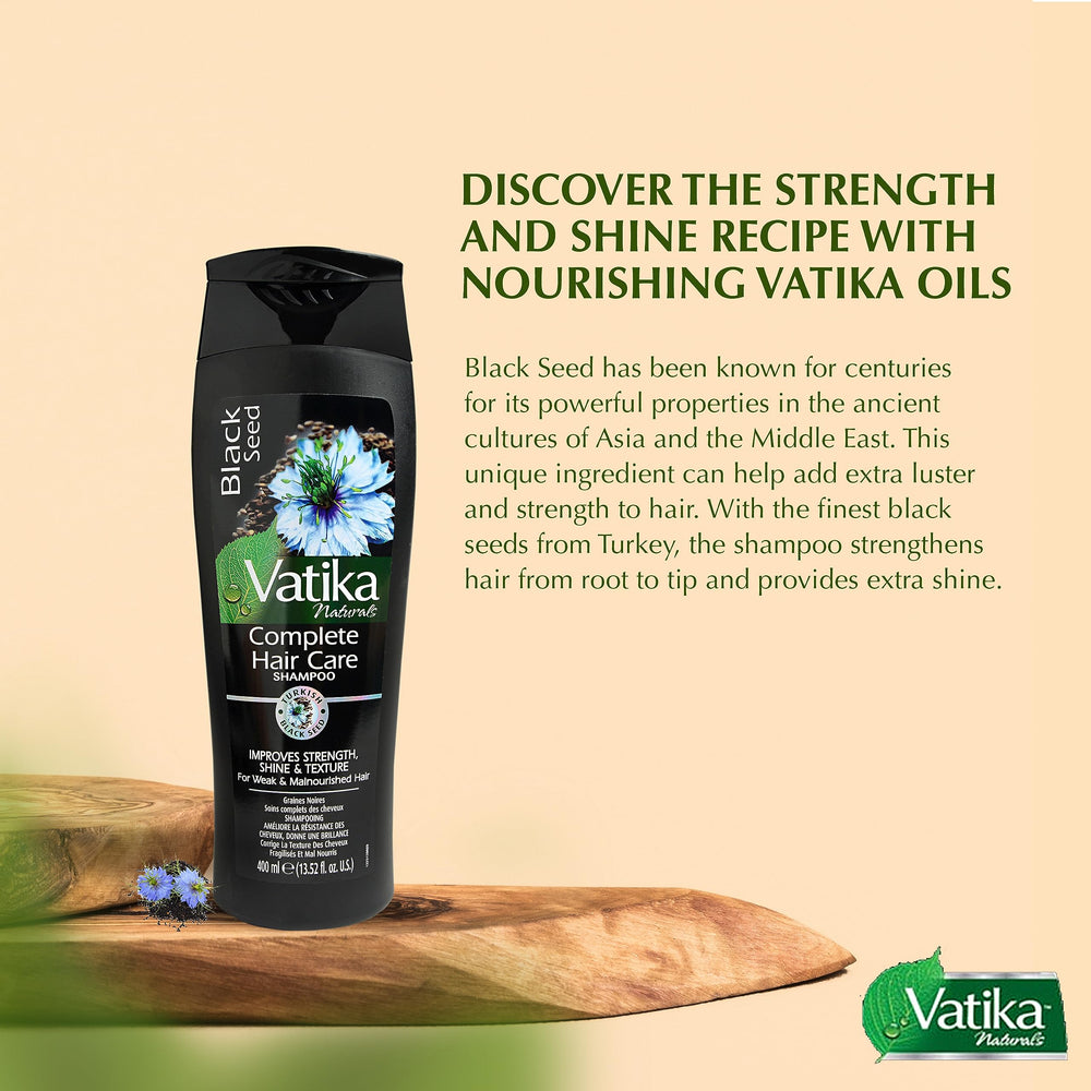 Vatika Naturals Champú sin sulfatos cuida cabellos sensibles