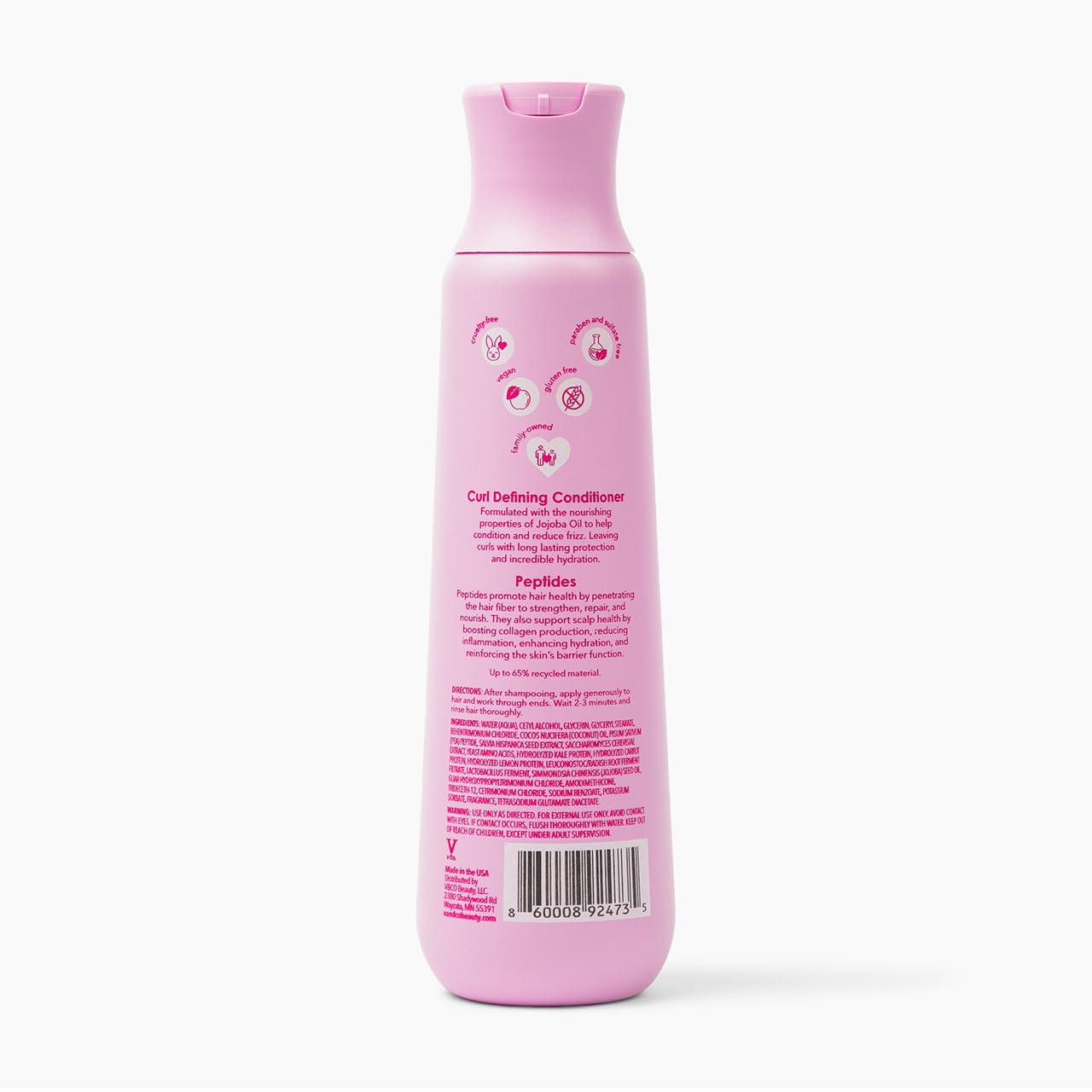 Curly Pop probada dermatológicamente para cuidado capilar