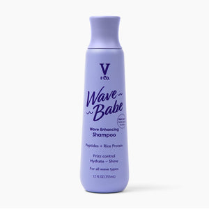 V&Co Wave Babe Champú botella, ondas definidas y suaves.