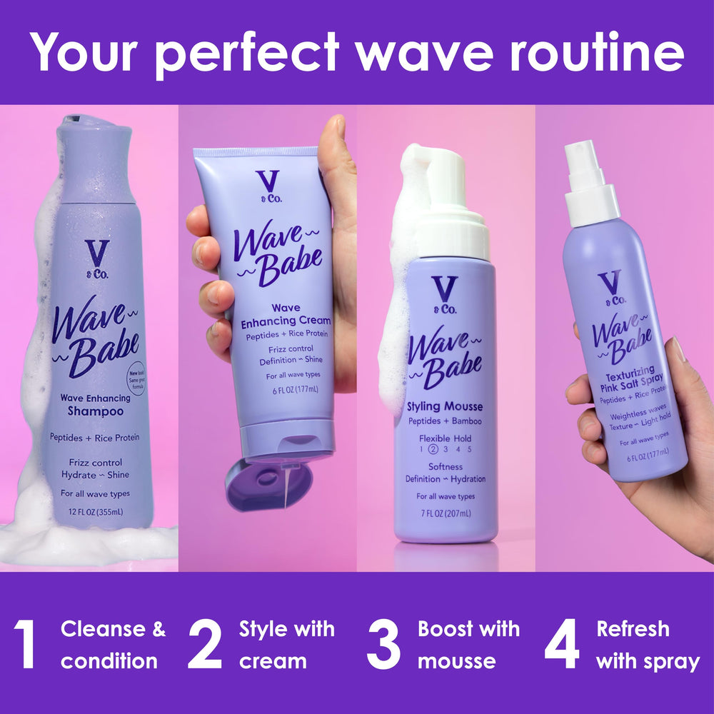 V&Co Wave Babe: definición de ondas y control del frizz.