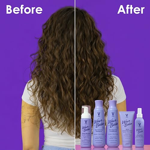 Champú Wave Babe con péptidos e ingredientes nutritivos.