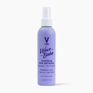 V&CO Wave Babe spray texturizante con sal rosa para texturizar ondas con suavidad