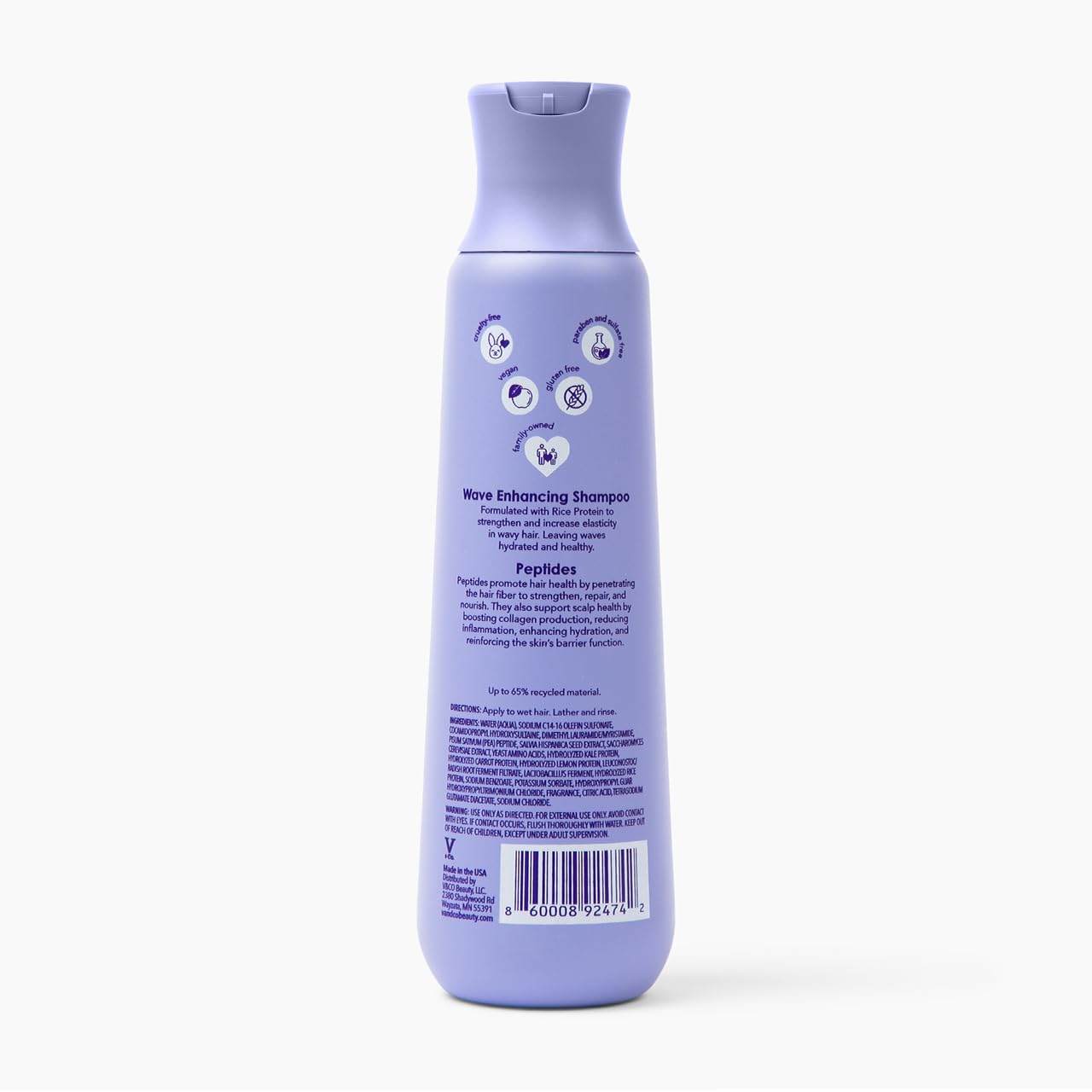 Uso diario del Champú Wave Babe para definición constante de ondas.