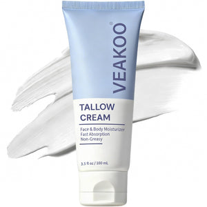 Veakoo tallow de res textura cremosa que hidrata la piel