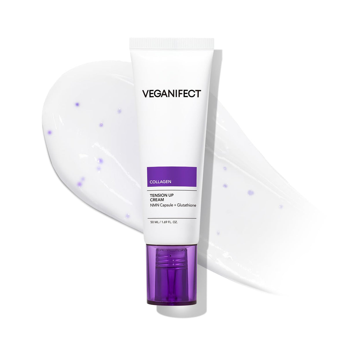 VEGANIFECT NMN Collagen Cream: envase elegante para tu rutina diaria.
