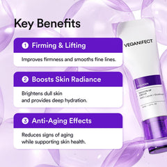 VEGANIFECT NMN Collagen Cream: microcapsulas liberan nutrientes para un cuidado concentrado.