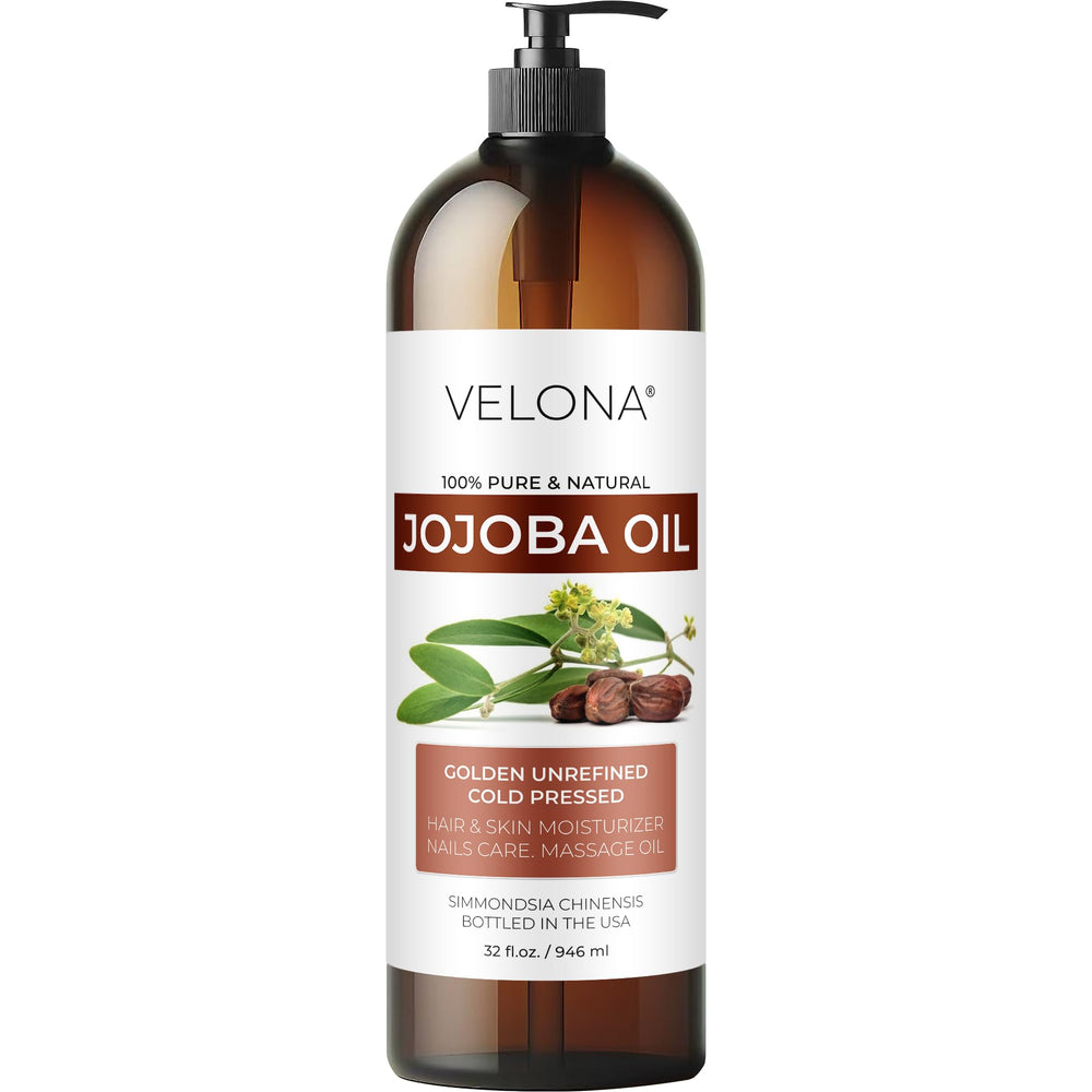 Velona Aceite de Jojoba, botella con dosificador para hidratación diaria