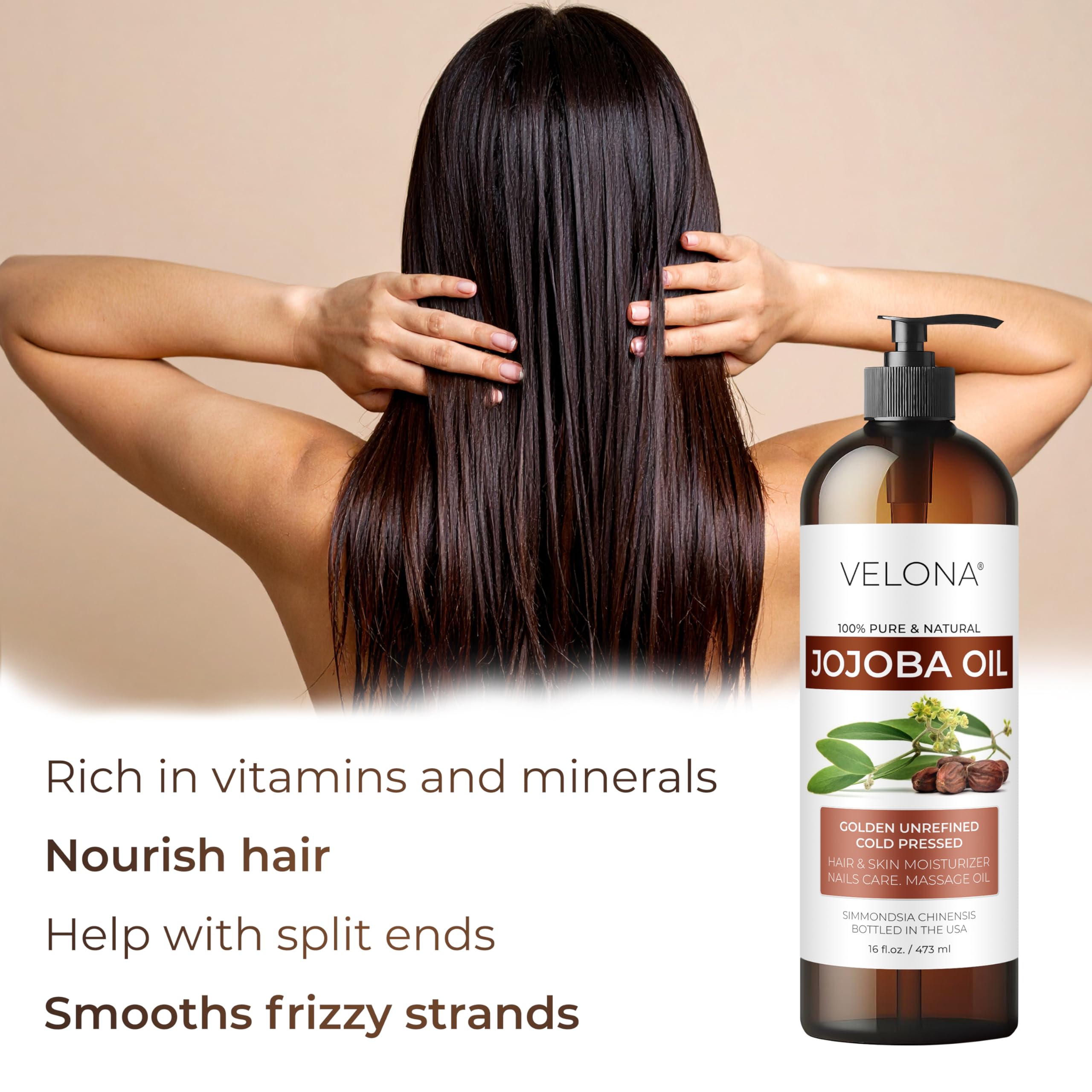 Cuidado de uñas y cutículas con Velona Jojoba