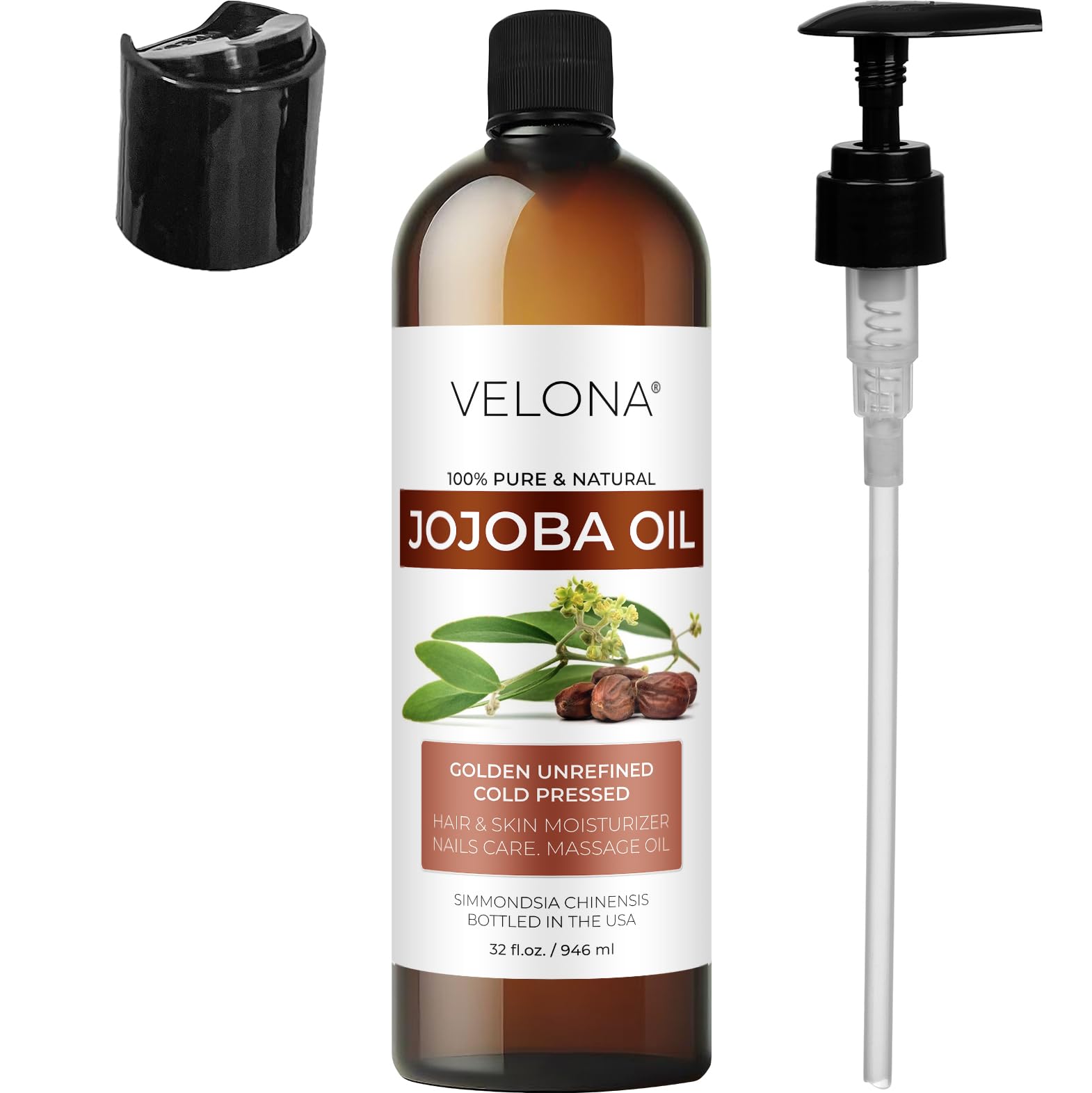 Fórmula fría y sin fragancias de Velona Aceite de Jojoba
