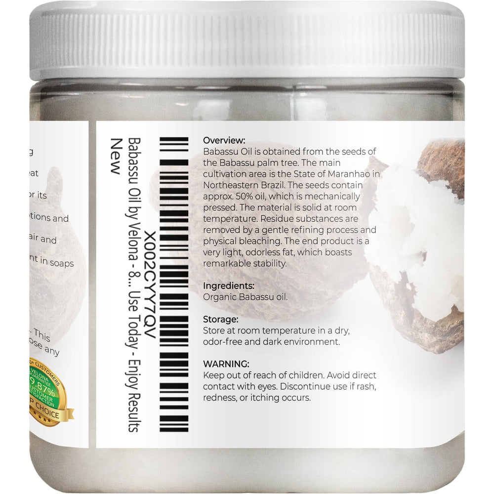 Velona Babassu Aceite aplicación facial para hidratación suave.