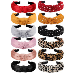 VELSCRUN diadema para mujer con patrón onda-punto, ideal para peinados diarios.