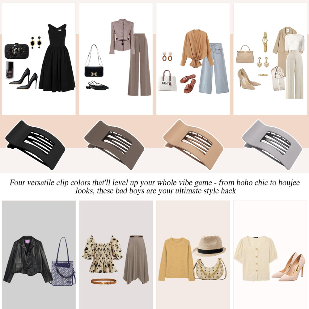 Pinza plana VELSCRUN en colores diferentes para combinar outfits.