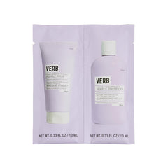 VERB champú violeta, frente, realza rubios fríos y brillo.