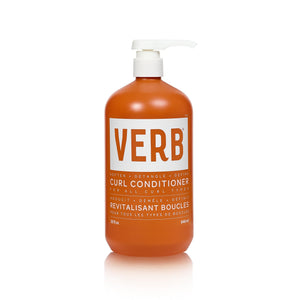 Acondicionador VERB para rizos, botella de 32 oz, mejora definición y retención.