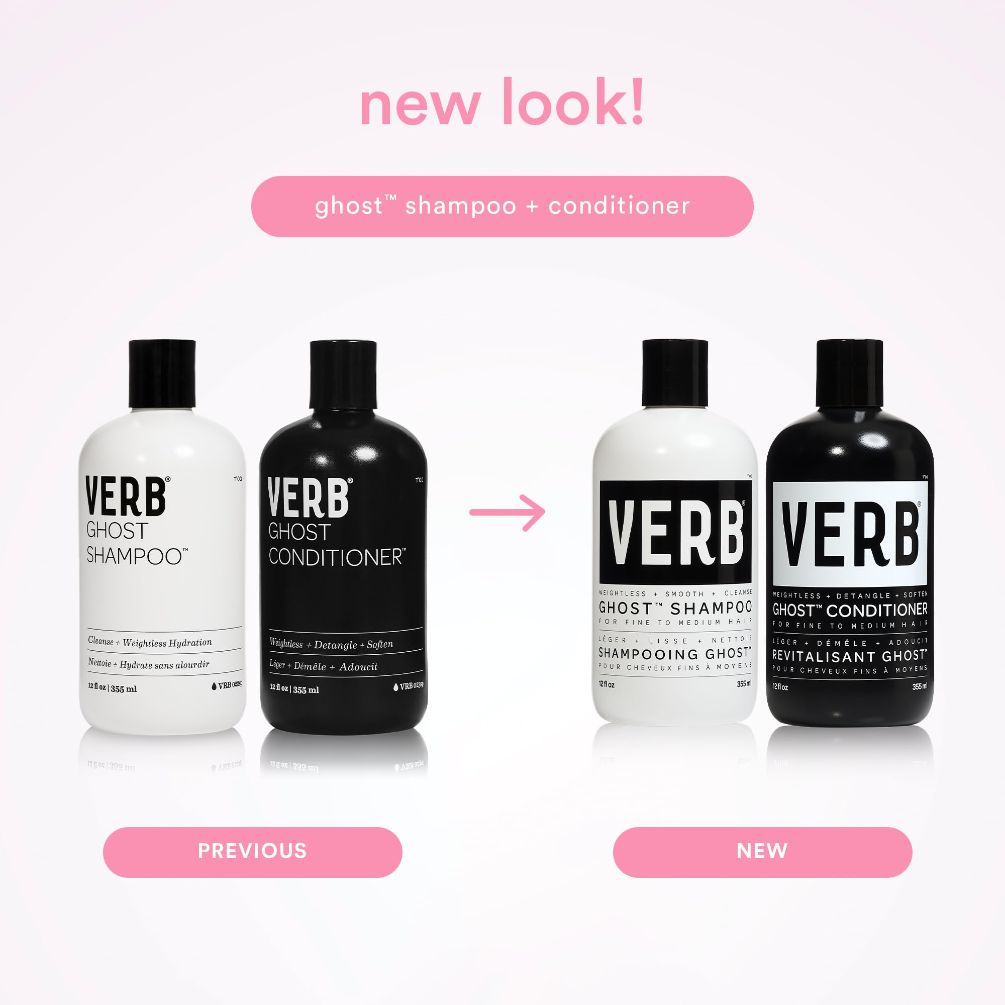 VERB Ghost Conditioner, aplicar desde medios a puntas para mayor suavidad.