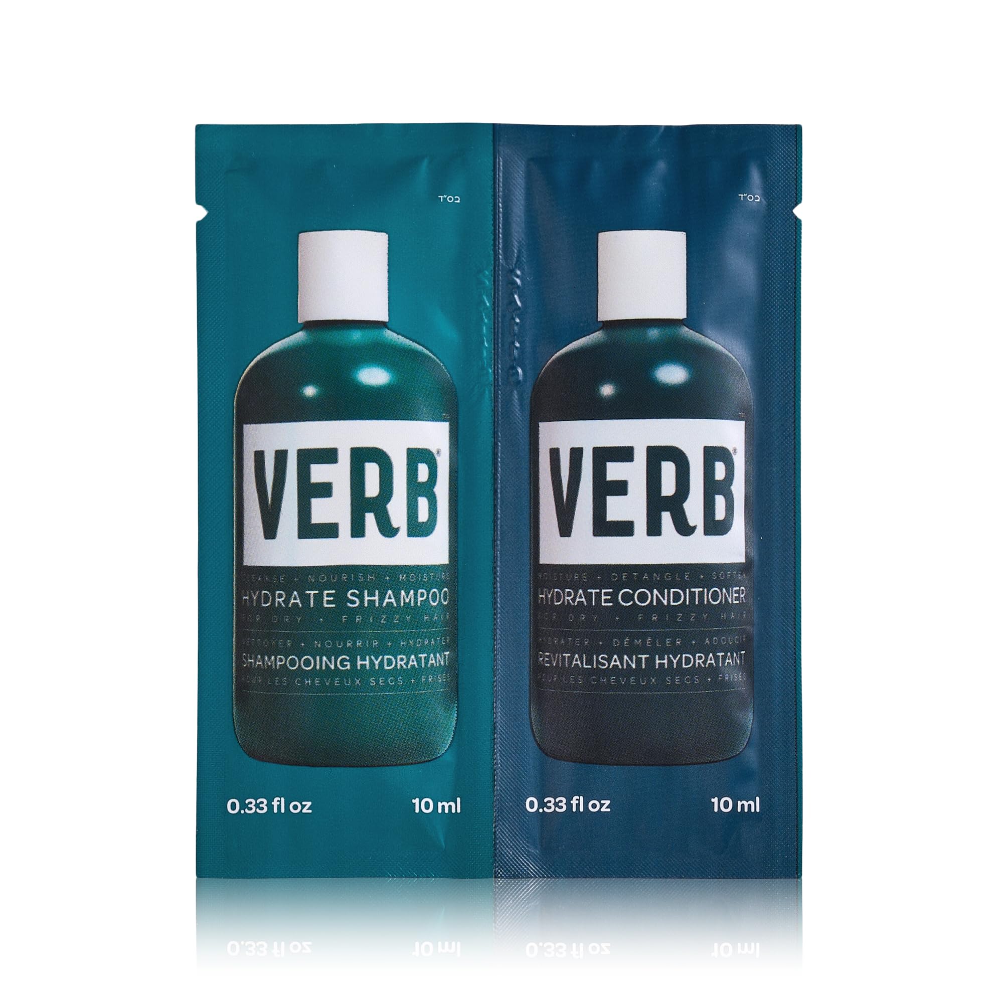 VERB Hidratante Duo: shampoo y acondicionador, envases frontales para empezar la rutina.