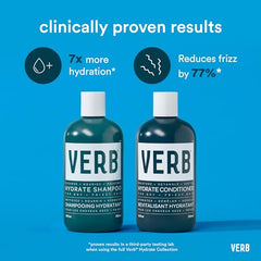 VERB Hidrate Acondicionador: envase a la vista, suavidad duradera para cabello encrespado.