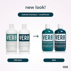Acondicionador VERB Hydrate aporta brillo suave al cabello.