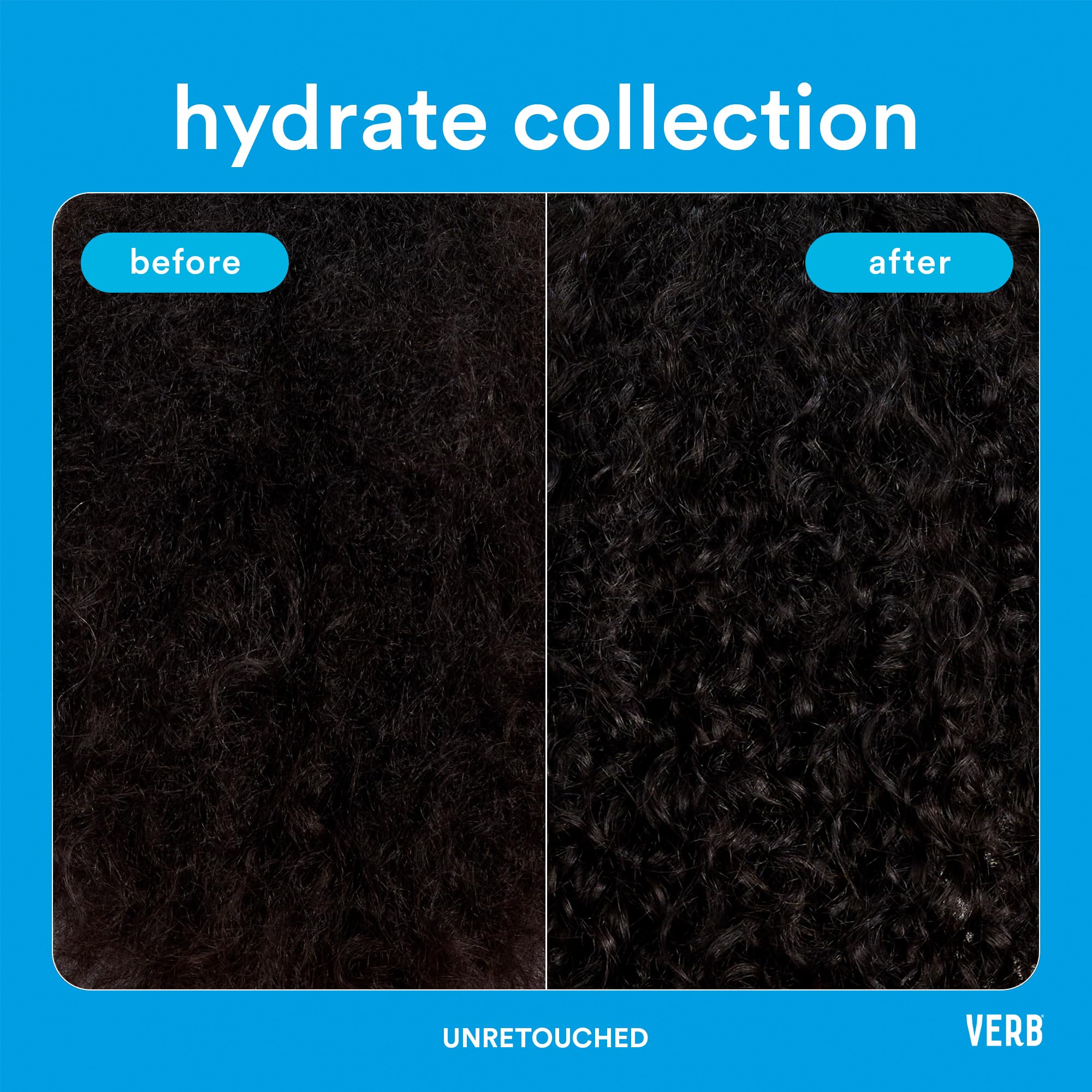 Acondicionador VERB Hydrate ofrece nutrición profunda para cabellos secos.