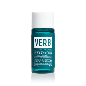 VERB Hydrate Oil Deluxe muestra-embotellado para hidratación intensa y brillo suave.