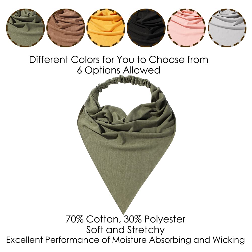Vercret bandana para viaje y yoga, mantiene el peinado.