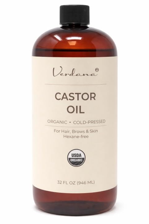 Verdana Aceite de Ricino para cabello: nutrición del cuero cabelludo y brillo