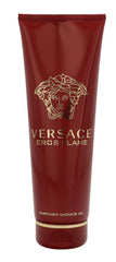 Versace Eros Flame frasco de gel de ducha de 250 ml perfumado y portátil.