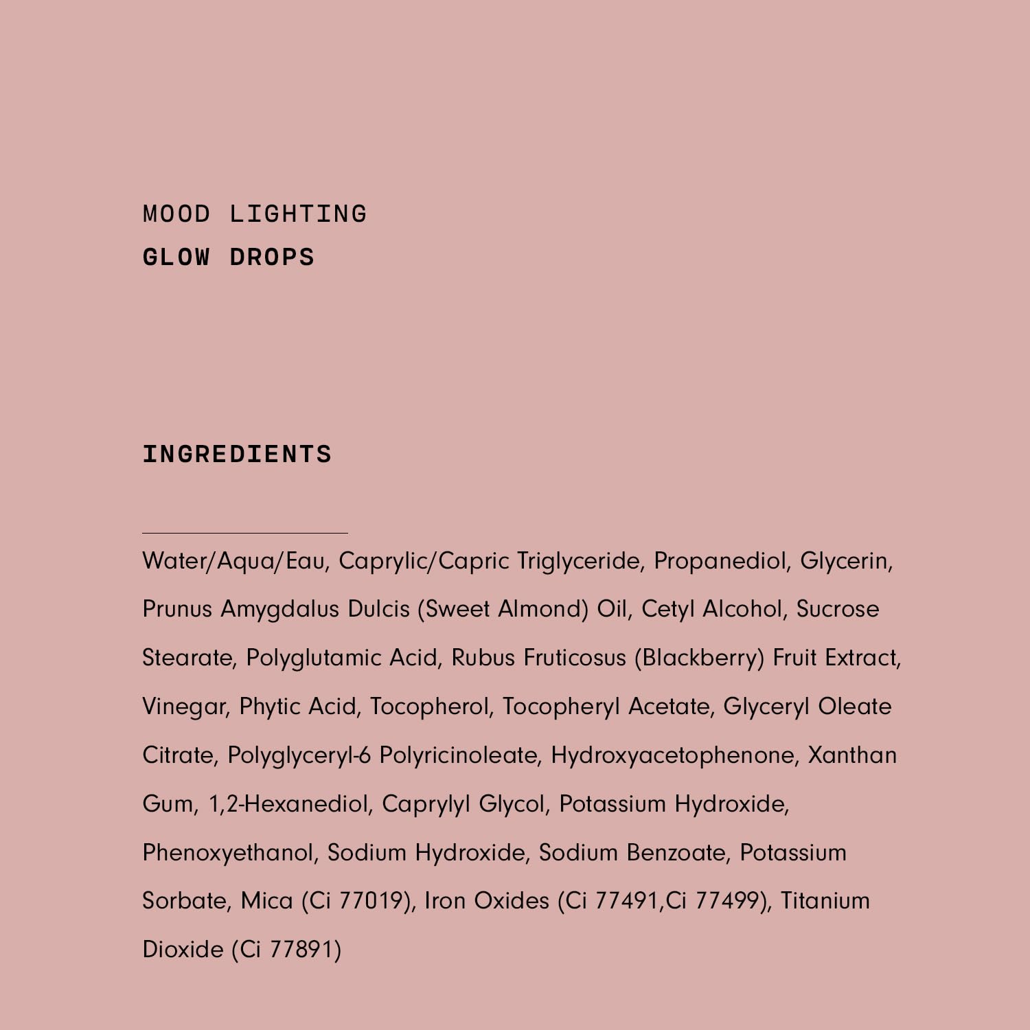 Versed Mood Lighting Drops realza la luminosidad con pigmentos reflectantes