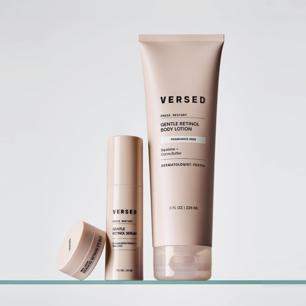 Versed Smooth Landing resultados posibles, contorno de ojos más fresco y descansado.