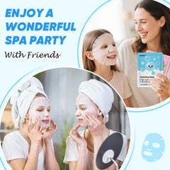 VESPRO mascarillas con ingredientes naturales arándano y aloe