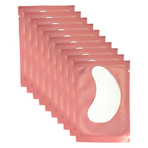 Parches hidrogel rosados VEYES INC para debajo de los ojos, hidratantes y refrescantes.