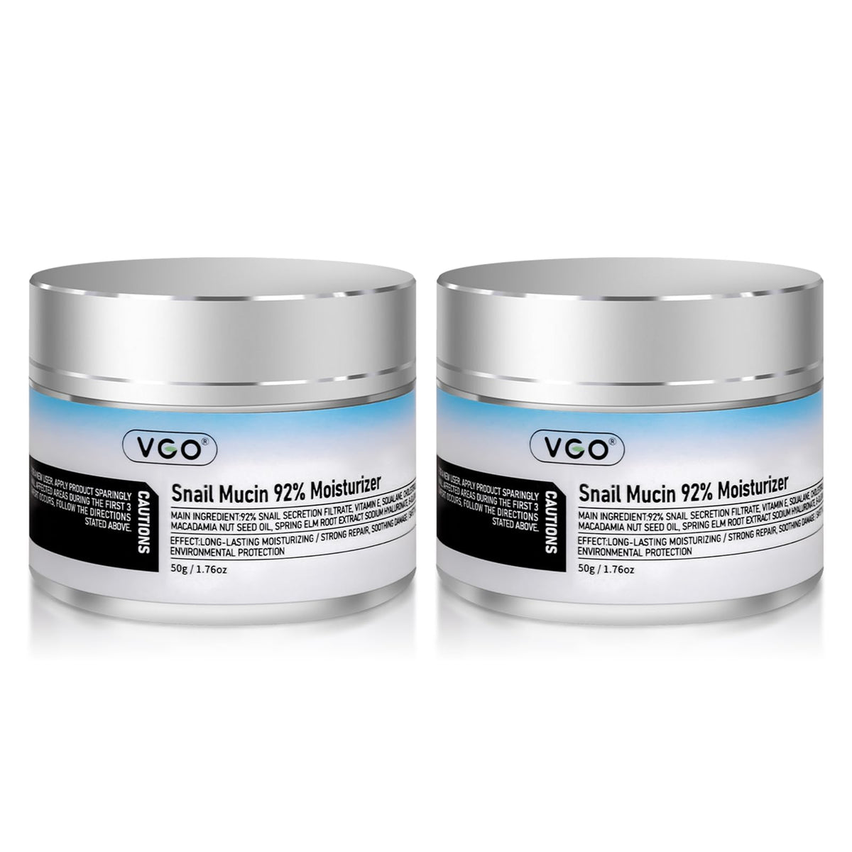 VGO dos-pack mucina de caracol 92% para hidratación y reparación