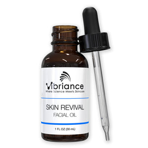 Vibriance Skin Revival aceite facial en botella para hidratación profunda