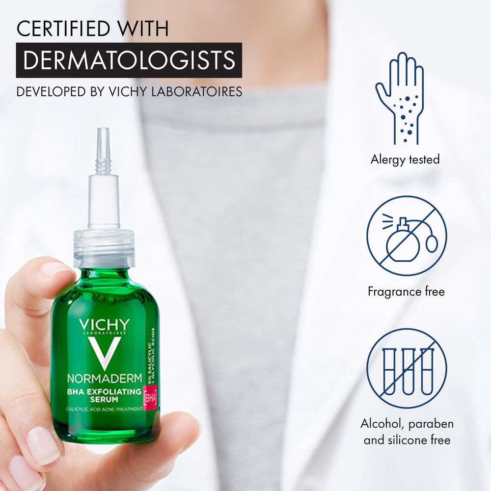 Vichy Normaderm BHA Exfoliante Serum, ayuda a controlar brotes de acné