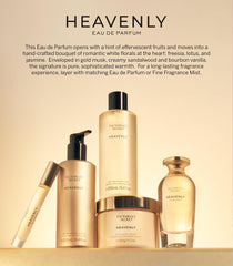 Junto al Heavenly Eau de Parfum para una experiencia duradera
