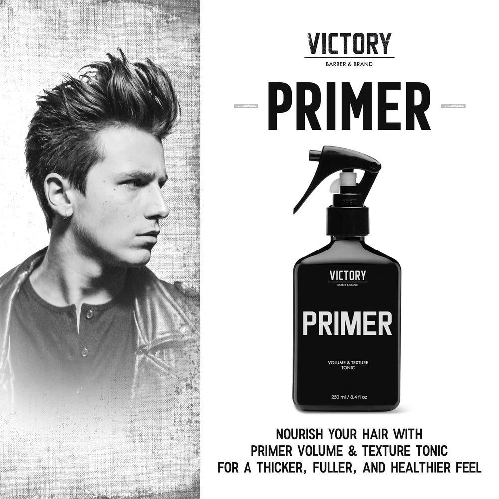 Textura más densa en cabello con Victory Primer para definición