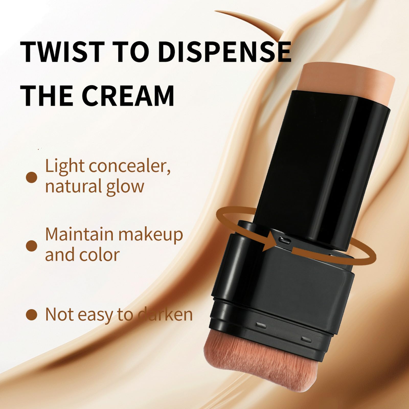 Vienflona Foundation Stick: doble punta base y contorno con precisión.
