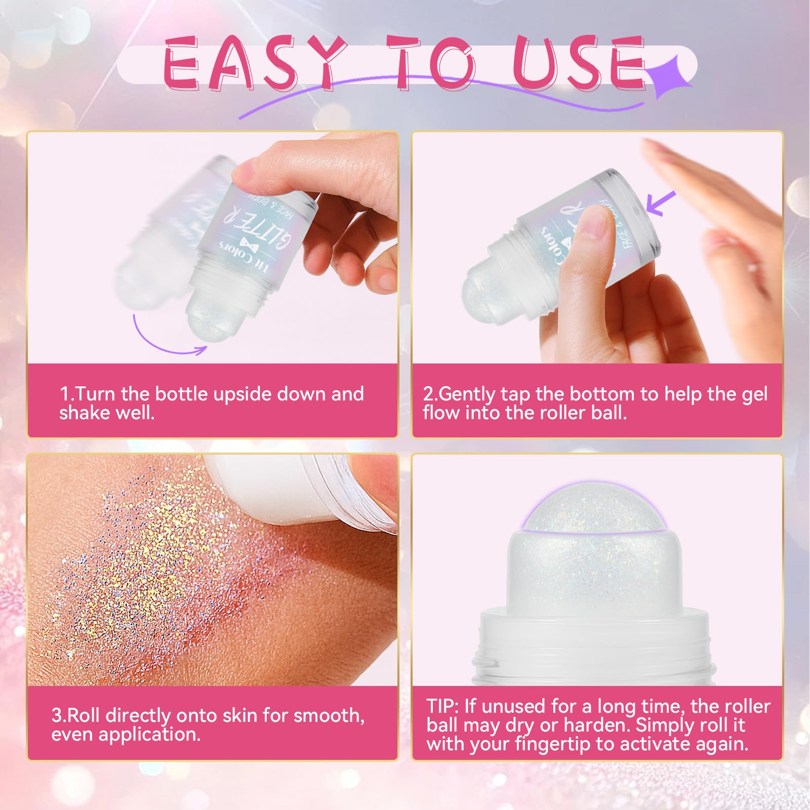 Vigorder brillo sirena para festivales crea efecto glamoroso en escena