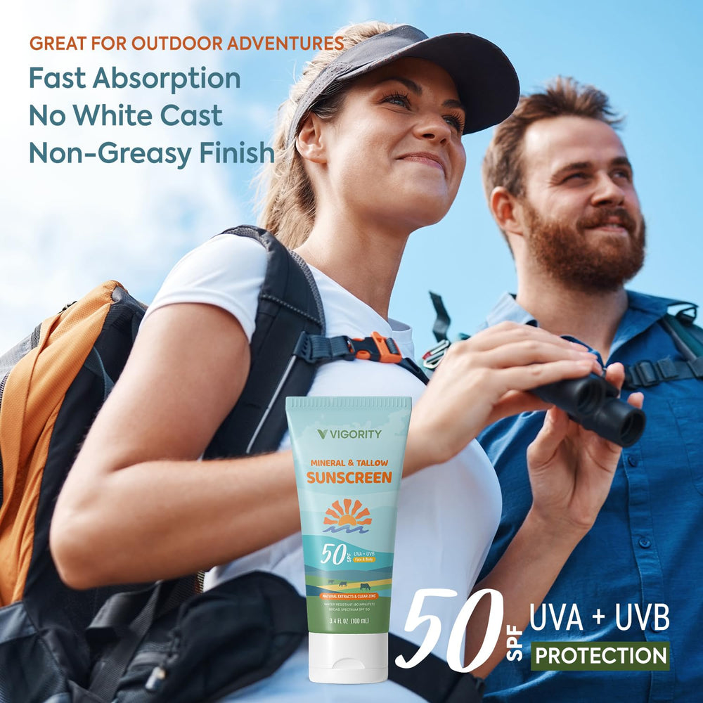 Vigority crema solar, textura suave que se extiende fácilmente.