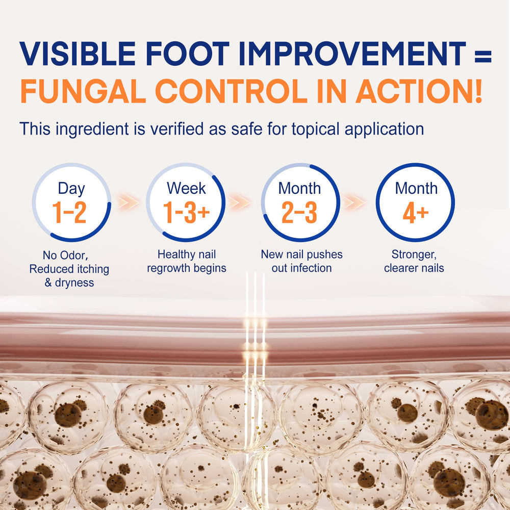 Uñas tras el tratamiento con VigorWell, aspecto renovado.