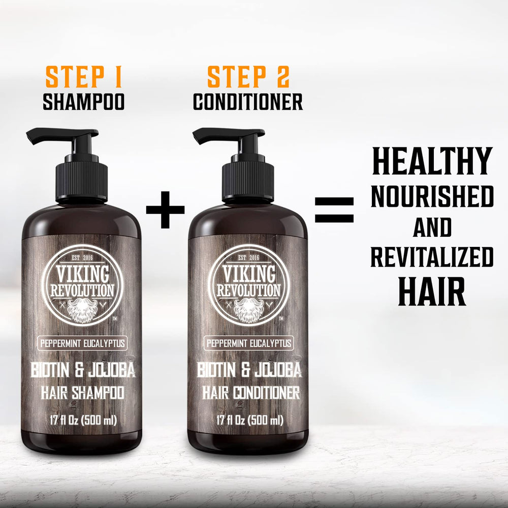 Champú Viking Revolution para uso diario, mantiene el cabello limpio y con aroma agradable.