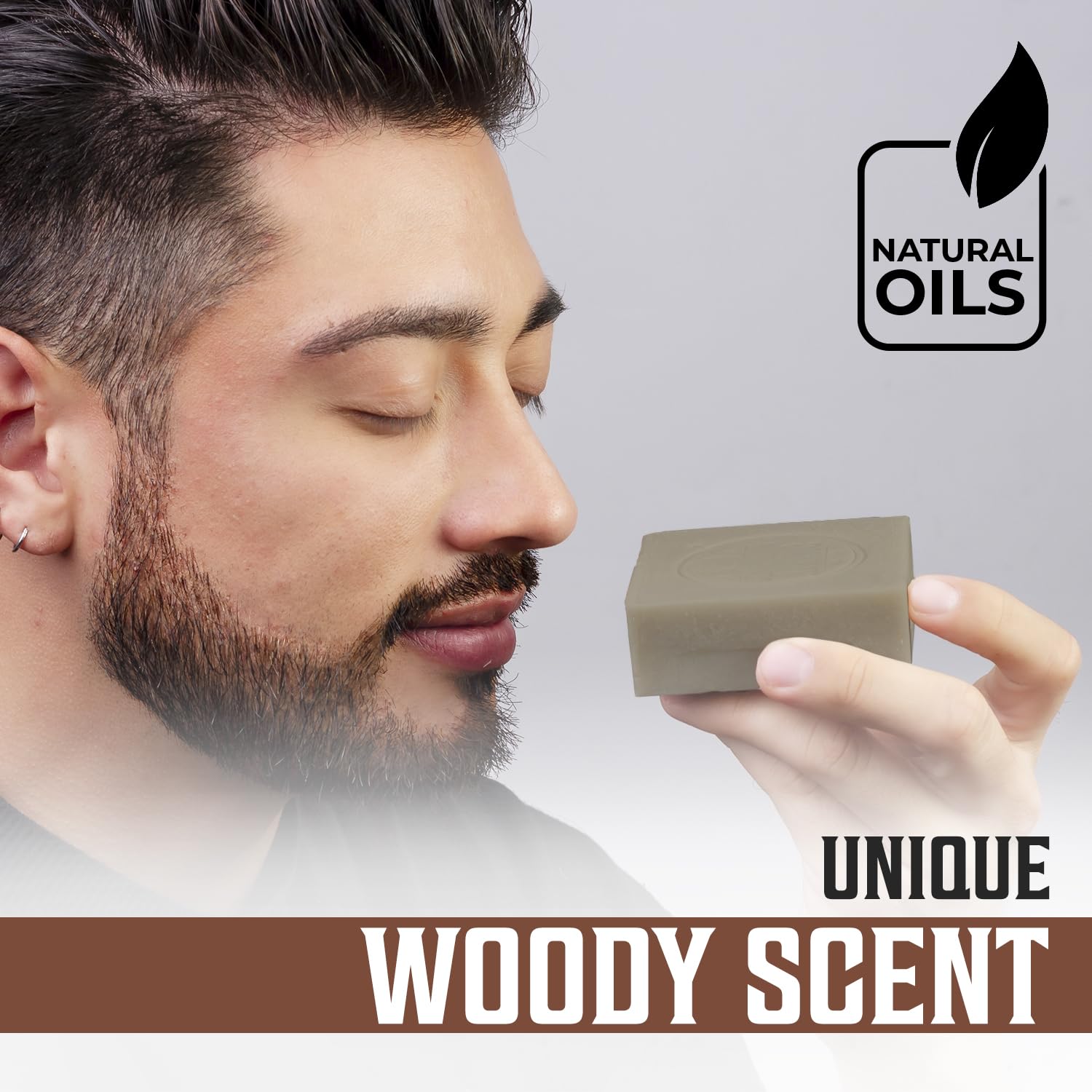 Rutina de higiene masculina con Viking Revolution y aroma suave.