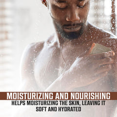 Fórmula con aceite de coco, manteca de karité y almendra para nutrición diaria.